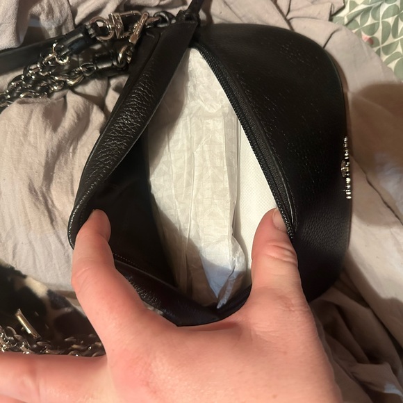 Michael Kors Black Pebbled Leather Belt Bag - Picture 2 of 3